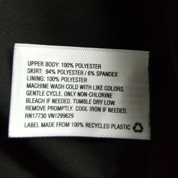 Black Lace Fit and Flare Dress SIZE XL - Picture 5 of 5